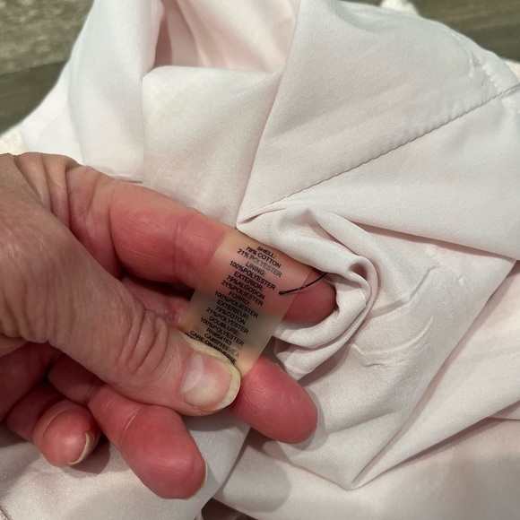 Karl Lagerfeld Paris Pink Tweed Shift Dress with Front Decor Pockets Size 8 - Picture 12 of 12